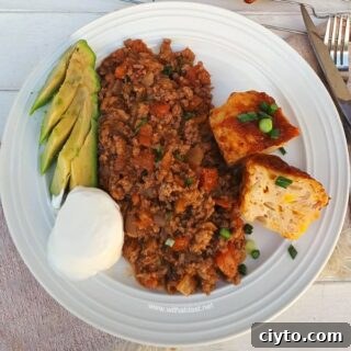 Mexican Beef with Mini Cheese Bread Bites Recipe 2 Mexican Beef with Mini Cheese Breads