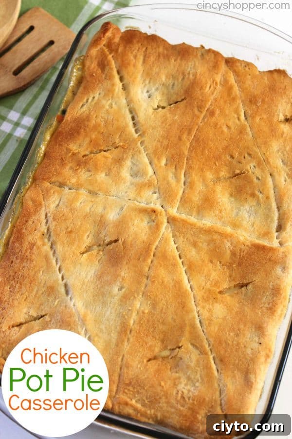 Chicken Pot Pie Casserole