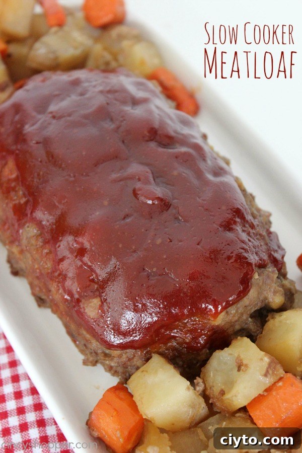 Slow Cooker Meatloaf