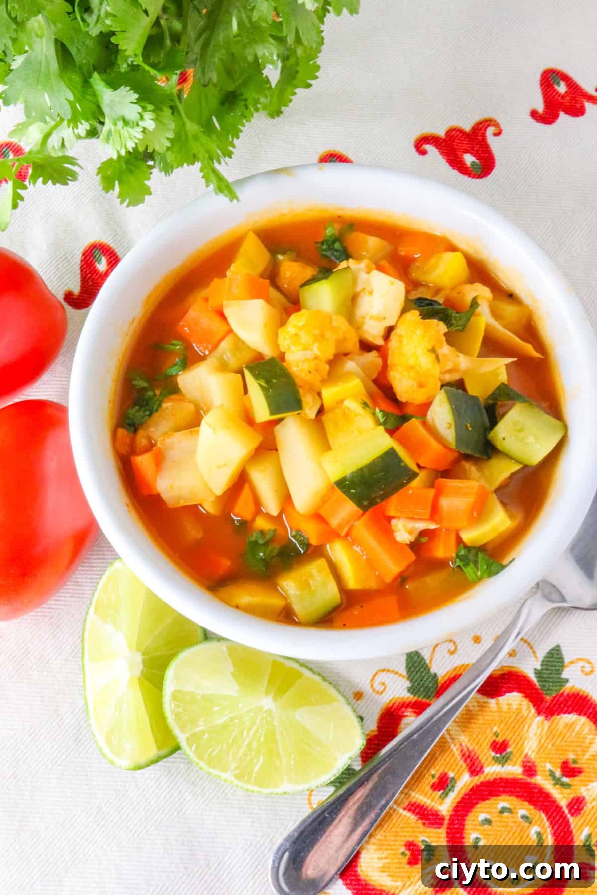 Sopa de Verduras (Mexican Vegetable Soup)
