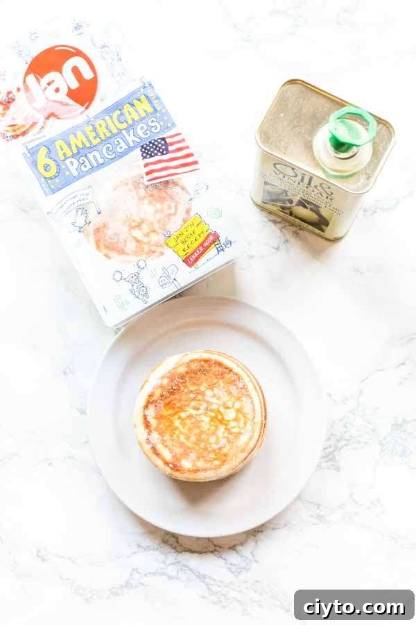 Yes you can make Air Fryer frozen pancakes and within 6 minutes you have soft, moist, fluffy and warm pancakes. The Air Fryer is perfect to cook your frozen pancakes. Get them warmth through and serve them for breakfast or lunch.