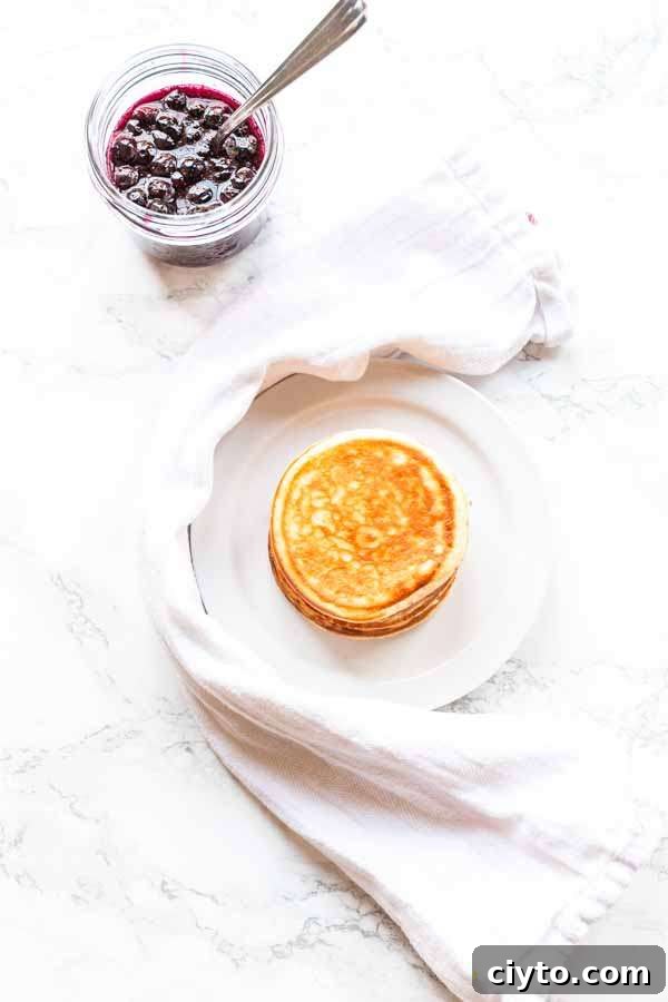 Yes you can make Air Fryer frozen pancakes and within 6 minutes you have soft, moist, fluffy and warm pancakes. The Air Fryer is perfect to cook your frozen pancakes. Get them warmth through and serve them for breakfast or lunch.