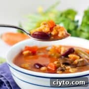 Loaded Vegetable Diet Soup | heatherlikesfood.com