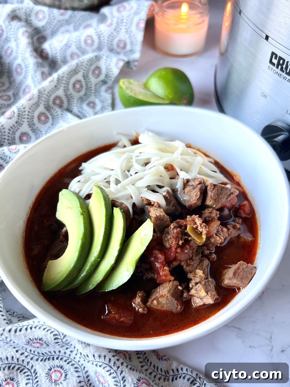 Slow Cooker Low Carb Beef Chili