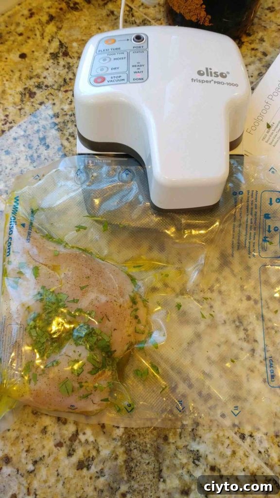 sous vide chicken