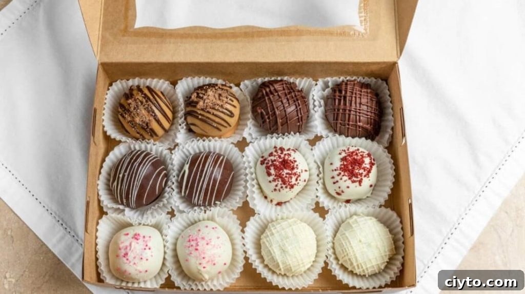 cake truffle gift box