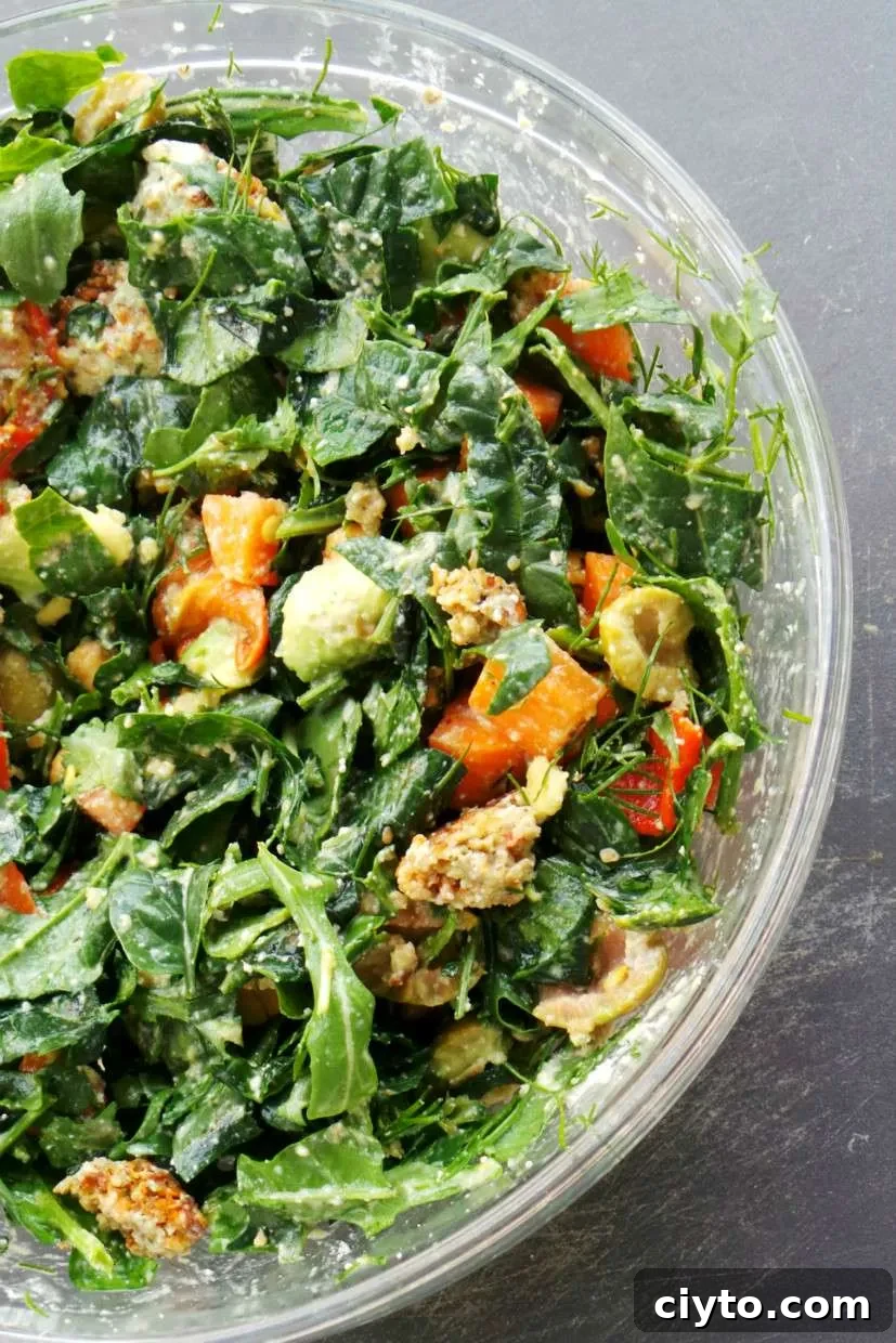Alkaline Spinach Salad with Roasted Chickpeas 2 Detox salad for glowing skin - Beauty Bites