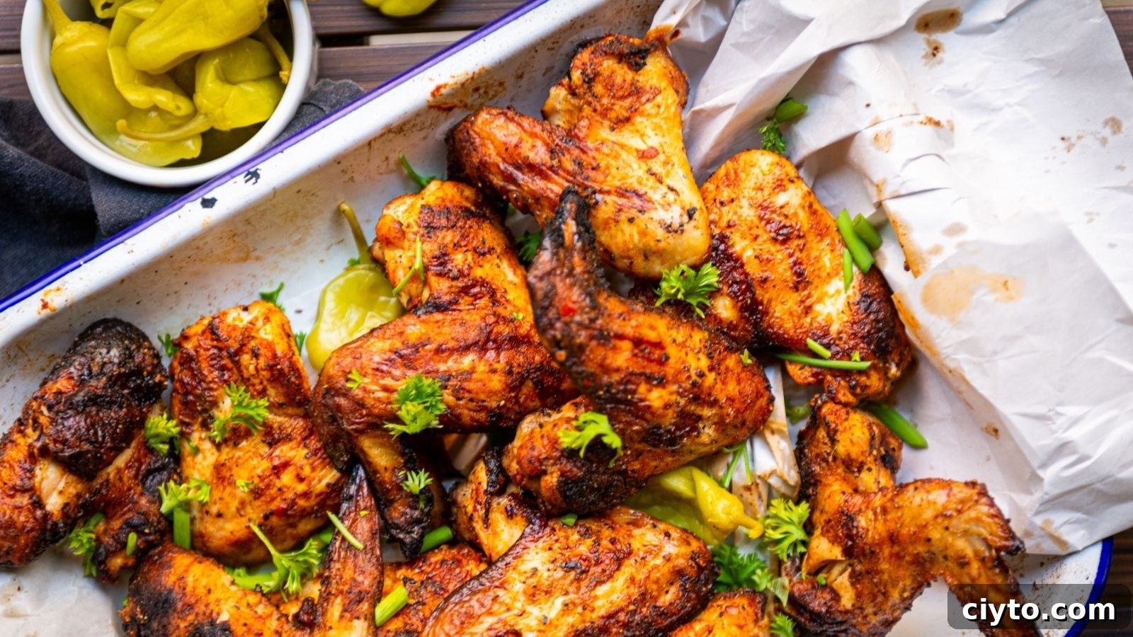 19 Crowd-Pleasing Appetizer Recipes Guests Can't Resist 10 Buttermilk-brined grilled chicken wings with smoky char.