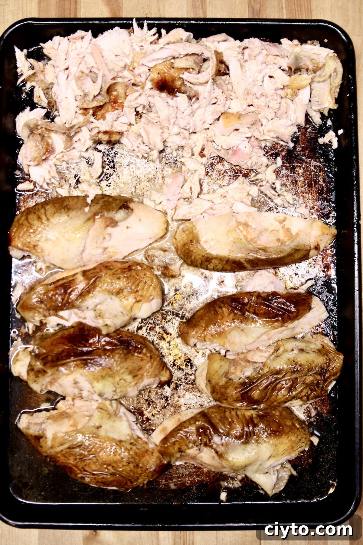 Chicken breasts meal prep grilled chicken breasts on a sheet pan