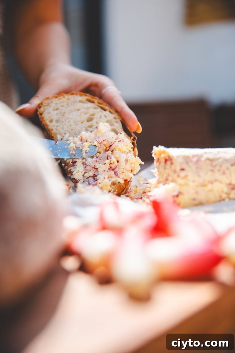 Radish Butter - Georgie Eats
