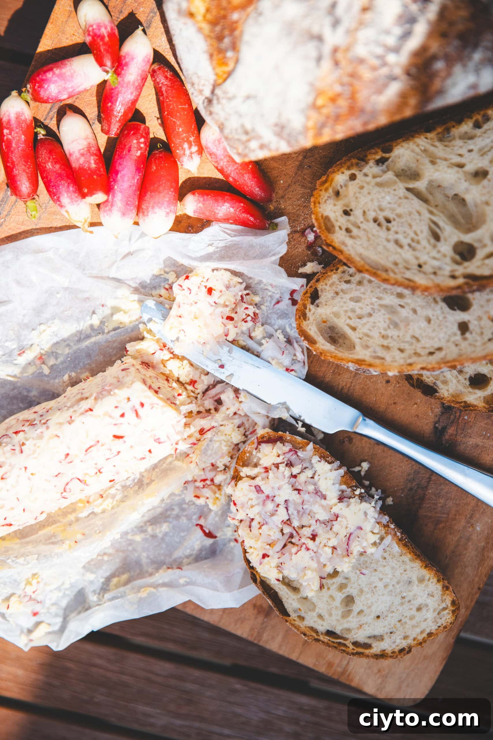 Radish Butter - Georgie Eats