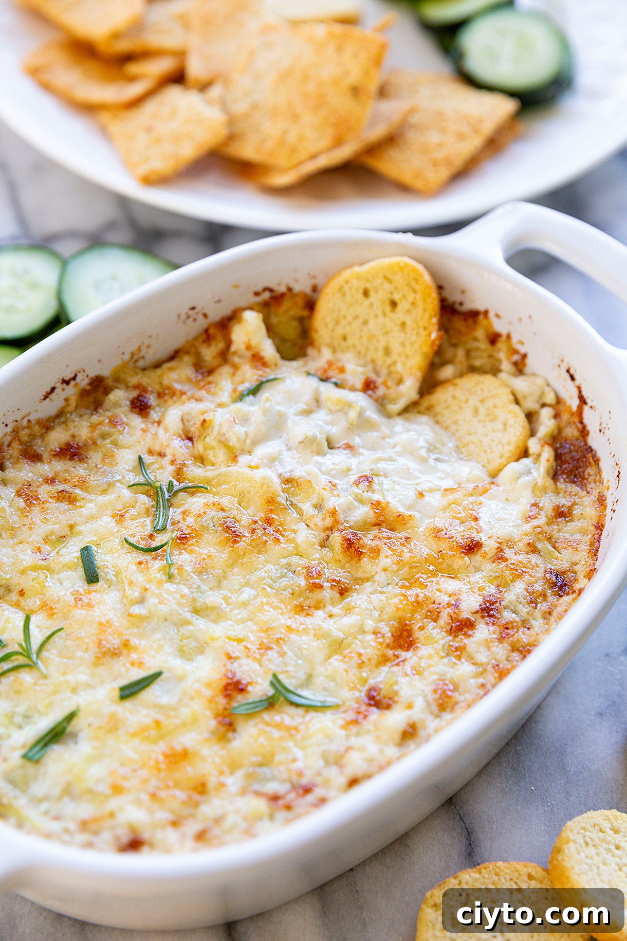3 Ingredient Artichoke Dip