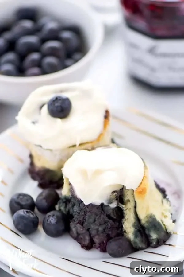 Blueberry sweet rolls final