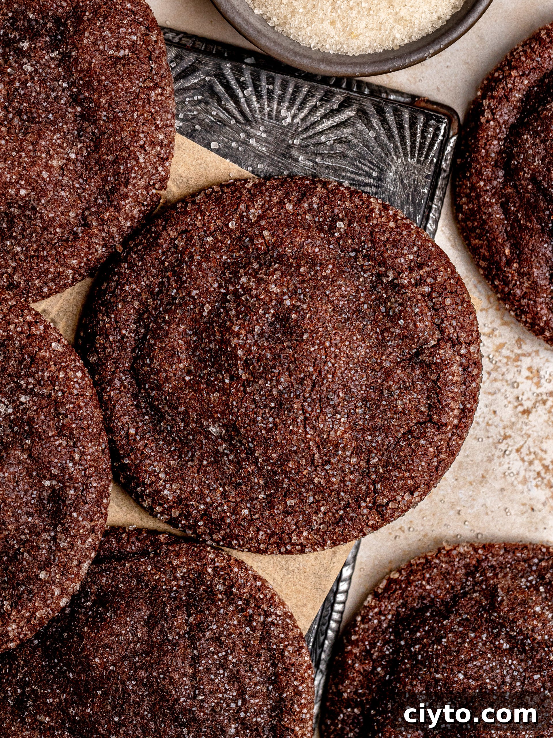 Close up of a sliced Nutella stuffed cookie