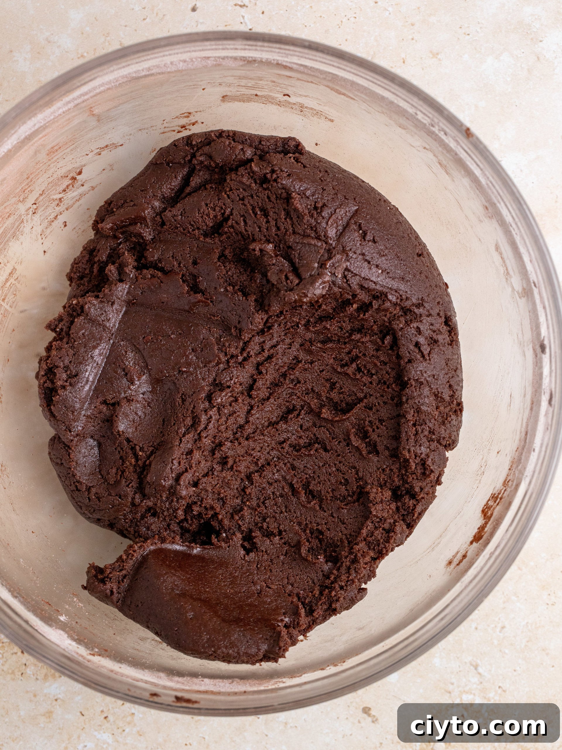 Tray of Nutella stuffed cookies ready to bake