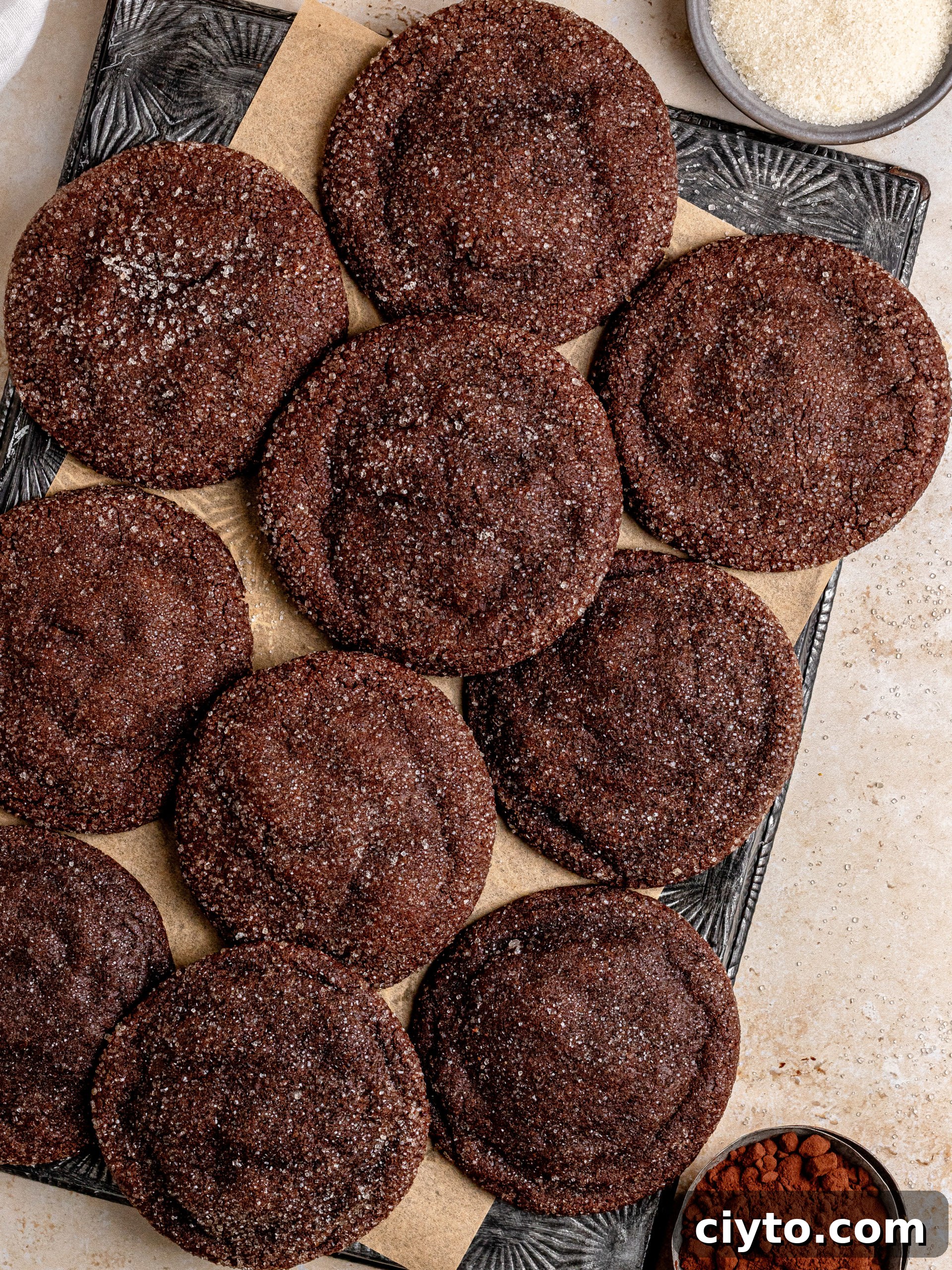 Baked Nutella stuffed cookies cooling on a rack