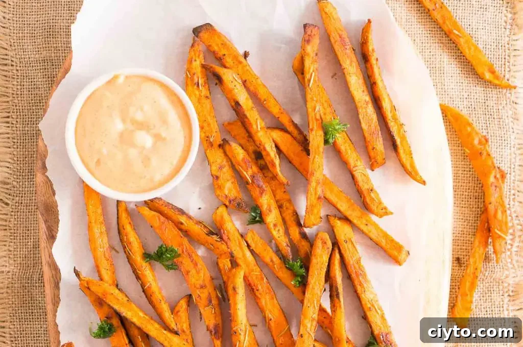 baked sweet potato fries
