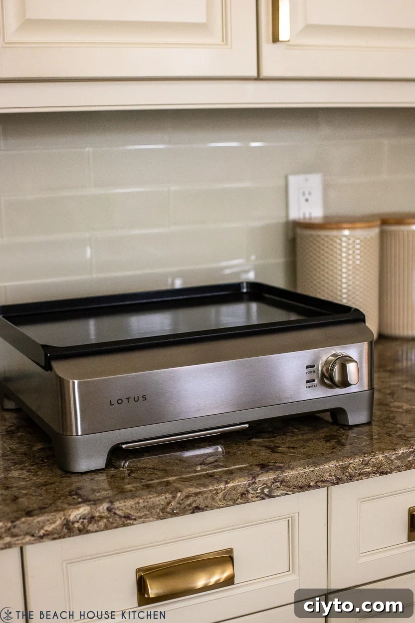 Lotus countertop griddle